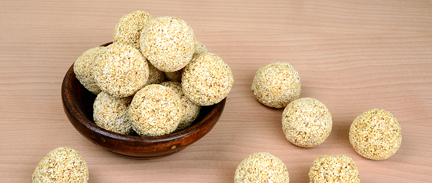 Navratri Sweet Dishes and the Magic of Organic Ingredients 1 Rajgira Ladoo