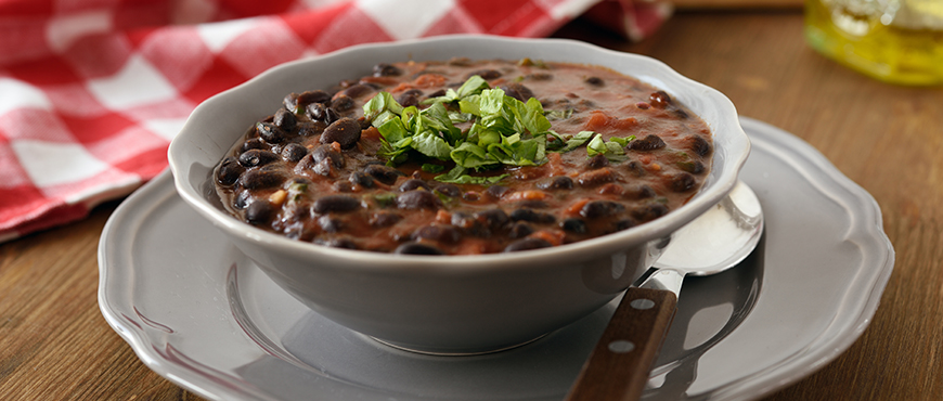 Celebrate Easter by indulging in delicious Dishes prepared with Organic Ingredients! 2 Black Bean Soup